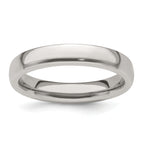 Edward Mirell Titanium Half Round 4mm Polished Band