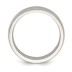 Edward Mirell Titanium Half Round 7mm Polished Band