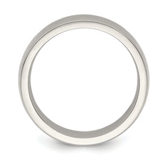 Edward Mirell Titanium Half Round 7mm Polished Band Size 9