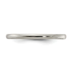 Edward Mirell Titanium Domed 2mm Polished Band Size 12