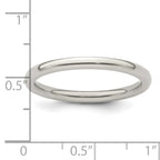 Edward Mirell Titanium Domed 2mm Polished Band Size 12