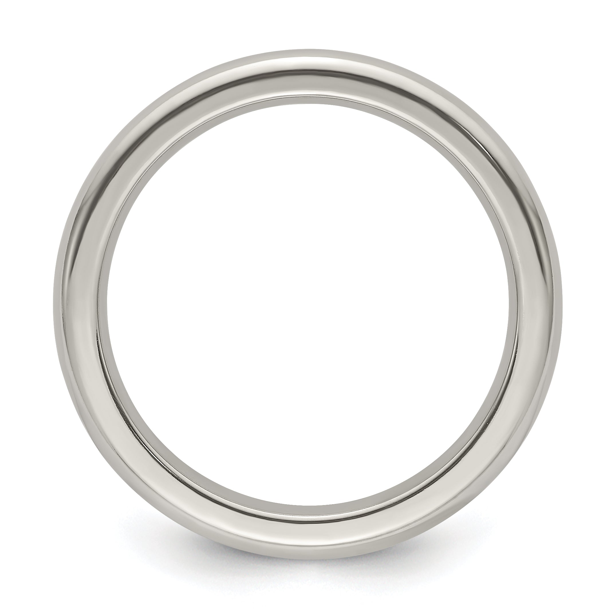 Edward Mirell Titanium Domed 3mm Polished Band Secondary image