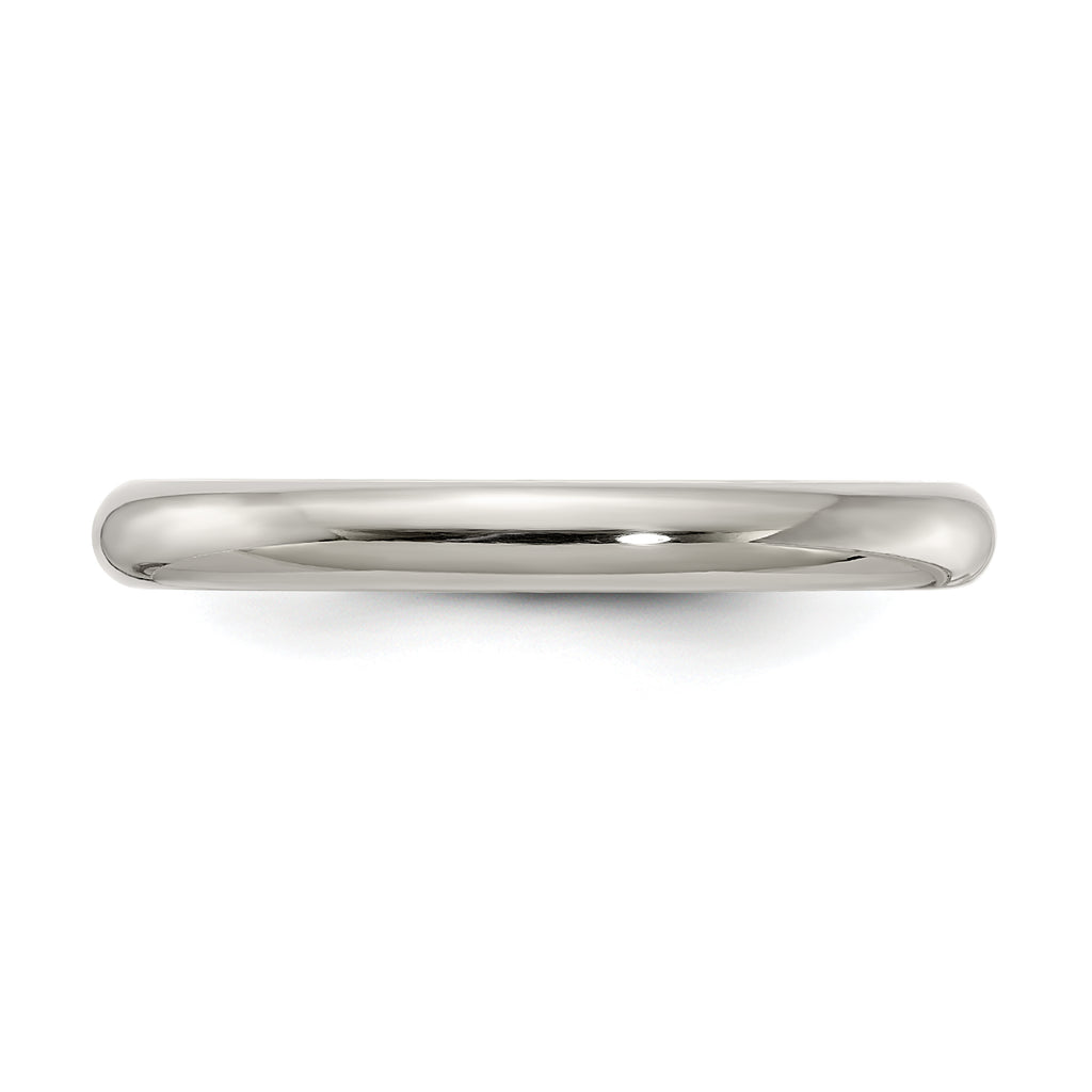 Edward Mirell Titanium Domed 3mm Polished Band
