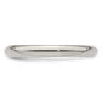 Edward Mirell Titanium Domed 3mm Polished Band
