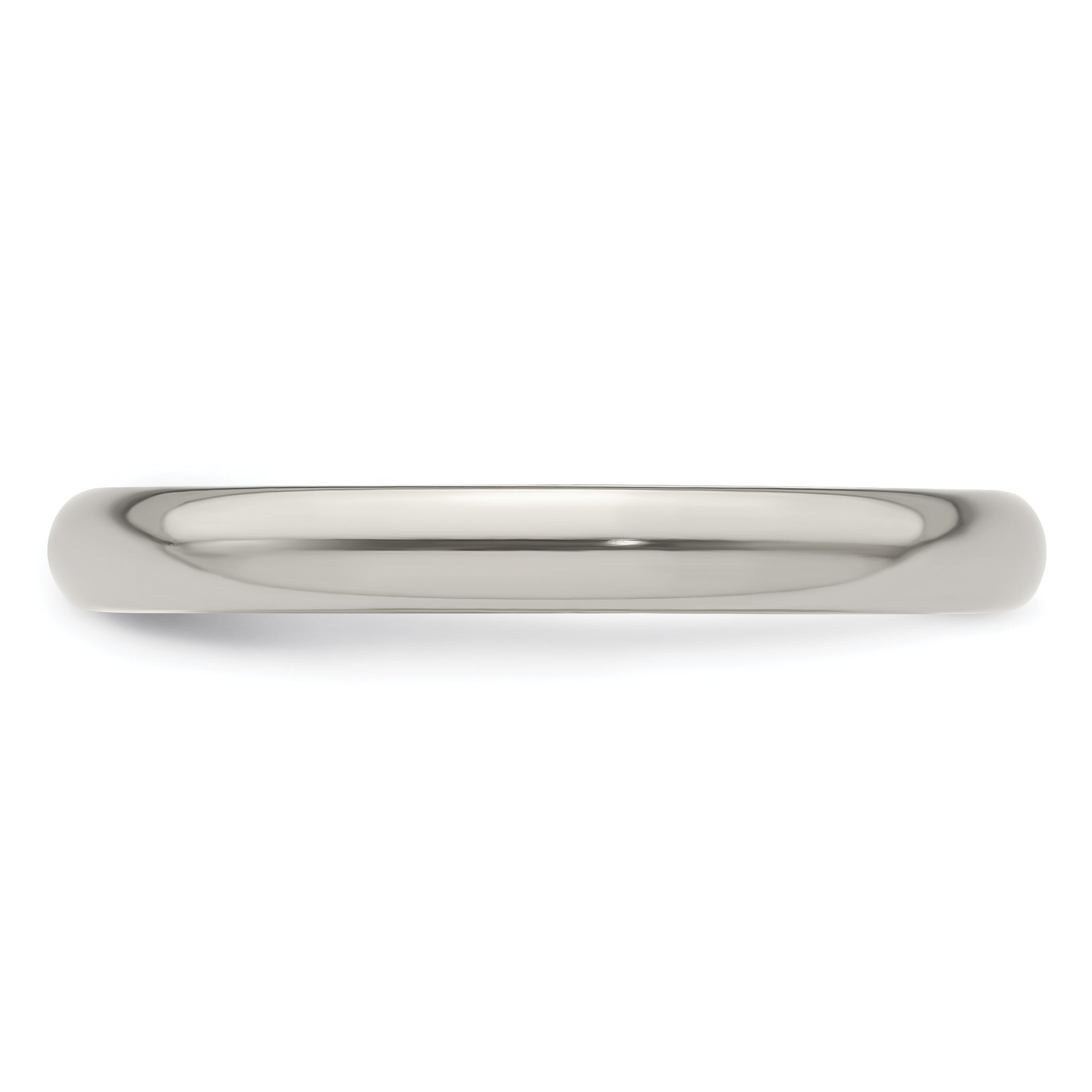 Edward Mirell Titanium Domed 3mm Polished Band
