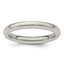 Edward Mirell Titanium Domed 3mm Polished Band