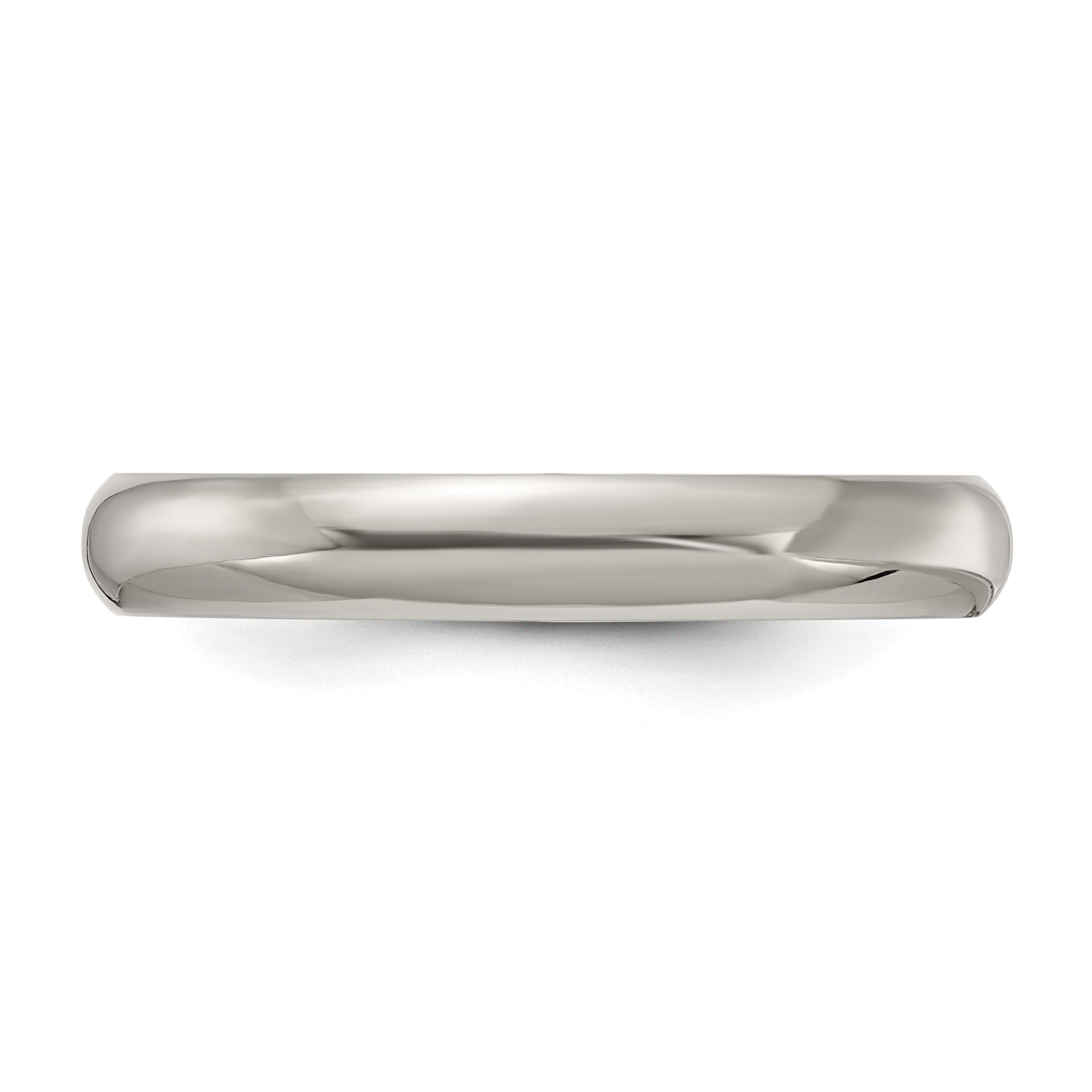 Edward Mirell Titanium Domed 4mm Polished Band Size 9.5