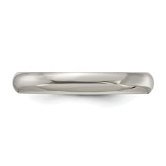 Edward Mirell Titanium Domed 4mm Polished Band Size 9.5