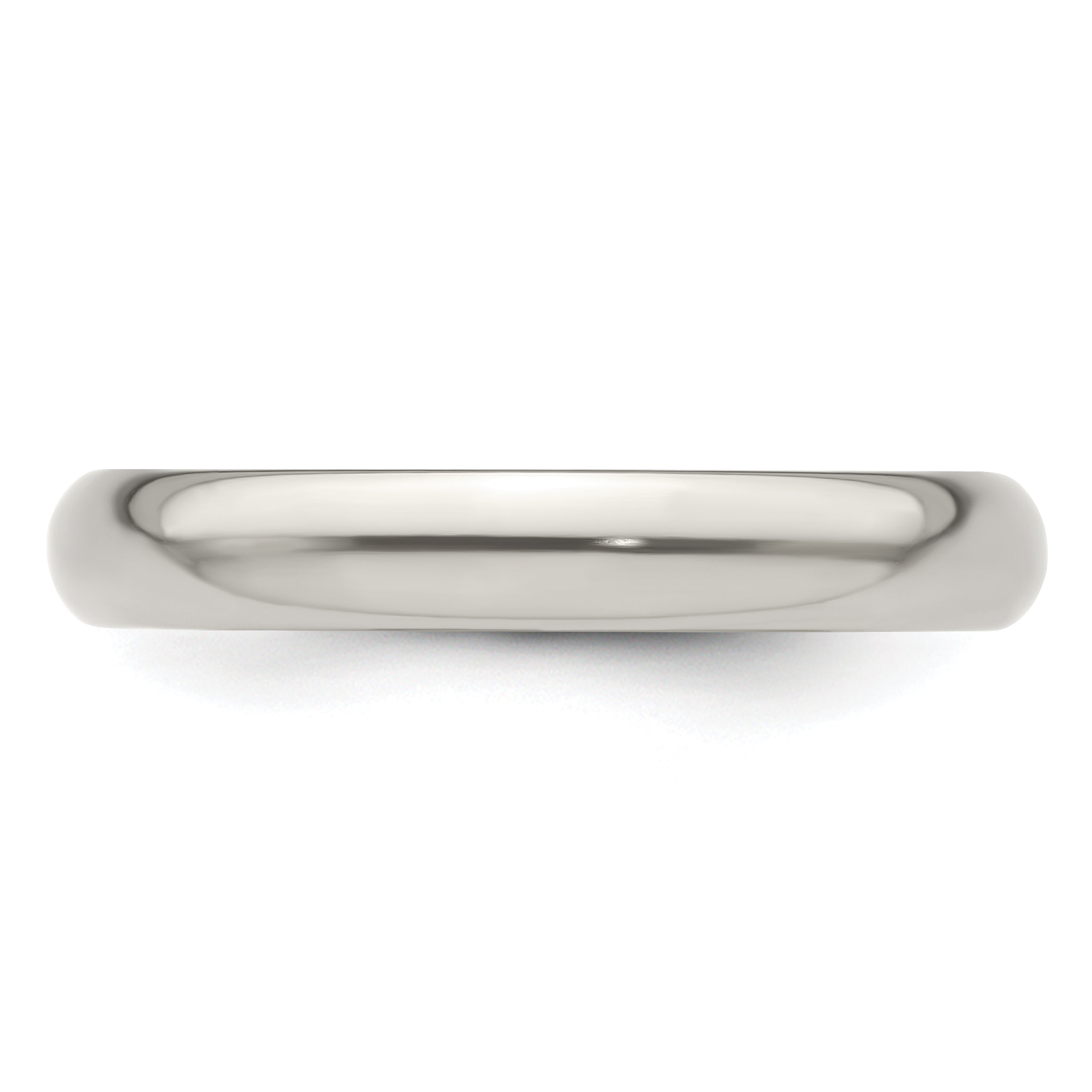 Edward Mirell Titanium Domed 4mm Polished Band
