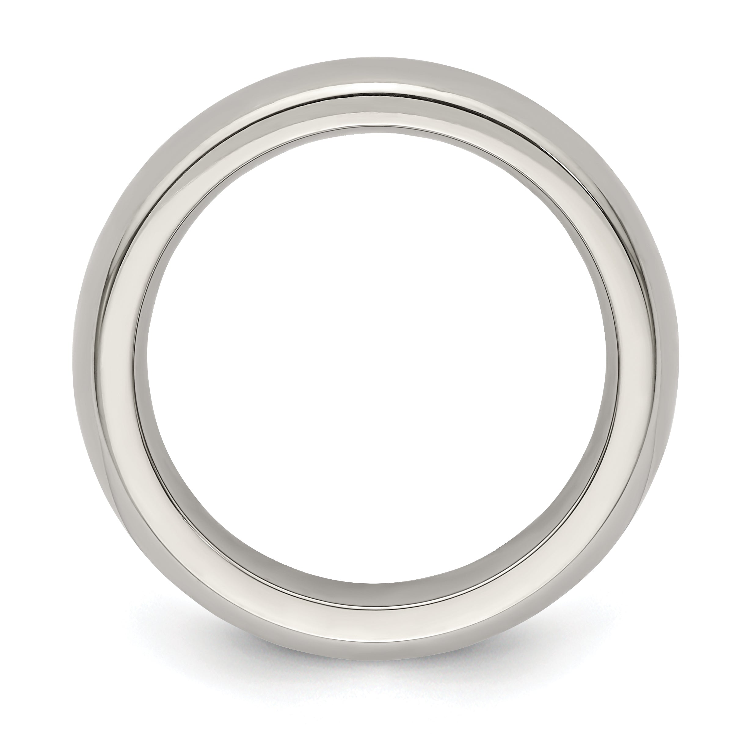 Edward Mirell Titanium Domed 5mm Polished Band Secondary image