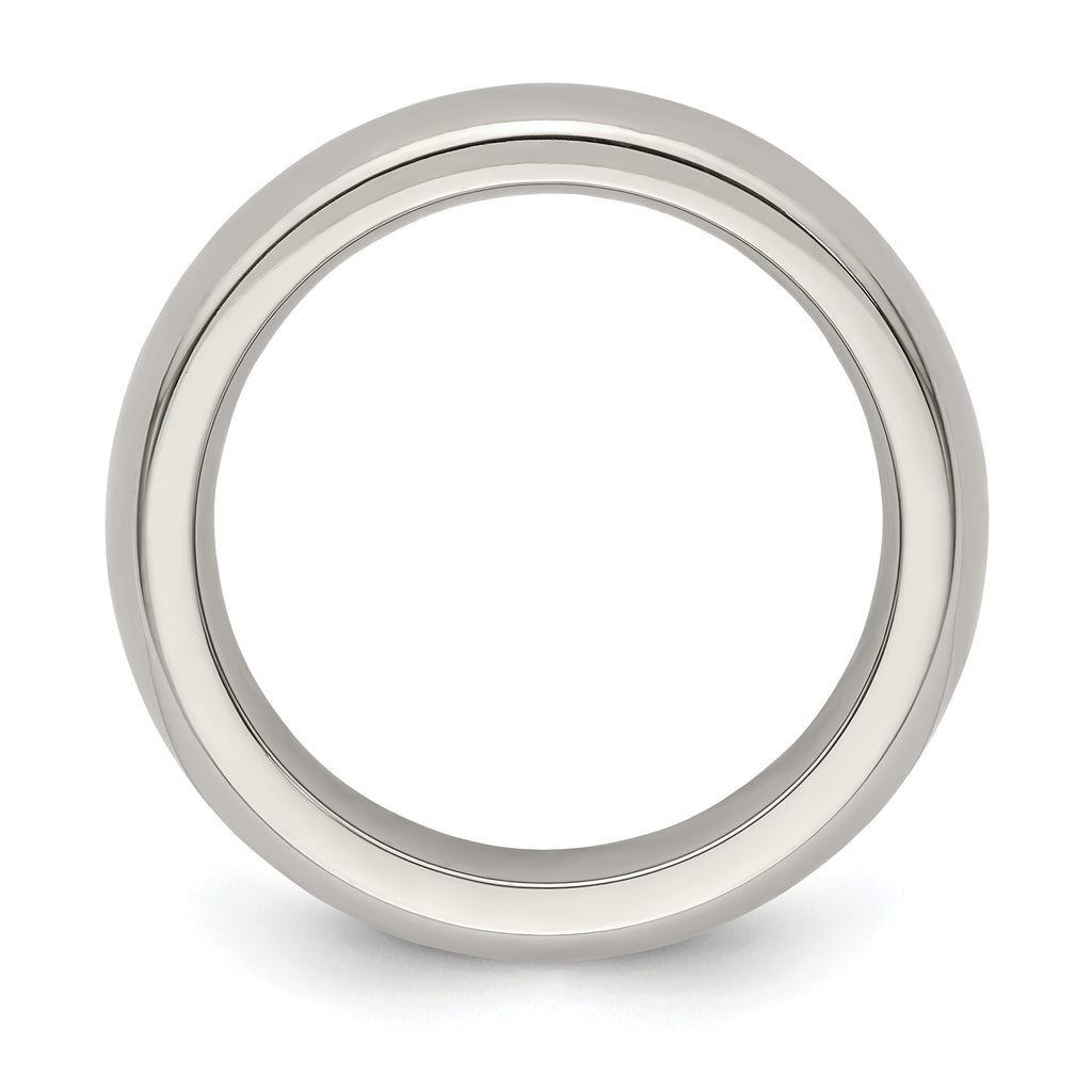 Edward Mirell Titanium Domed 5mm Polished Band