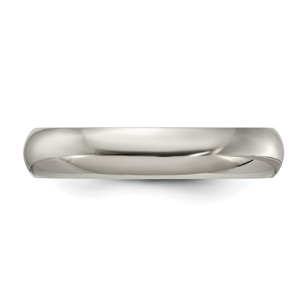 Edward Mirell Titanium Domed 5mm Polished Band