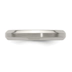 Edward Mirell Titanium Brushed/Polished Beveled Edge 4mm Band
