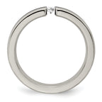 Edward Mirell Titanium White Sapphire Multicolored Anodized 4mm Band