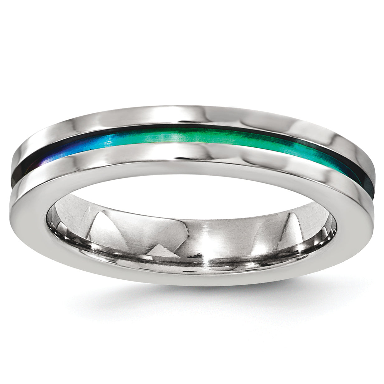 Edward Mirell Titanium Anodized 4mm Band Main image