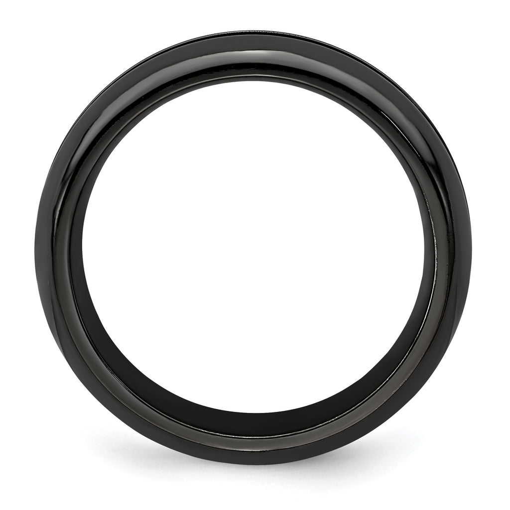 Edward Mirell Black Ti Anodized 6mm Band