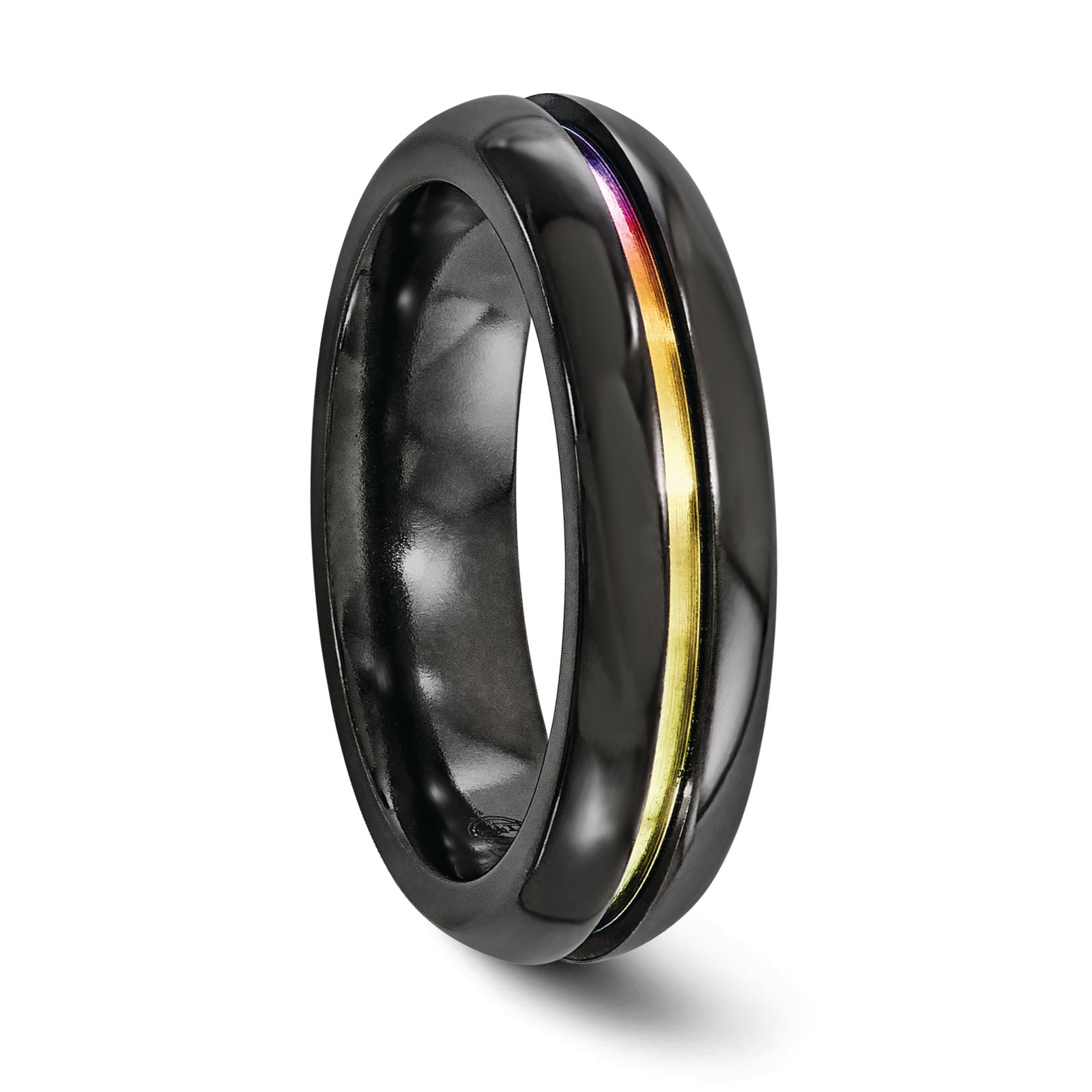 Edward Mirell Black Ti Anodized 6mm Band