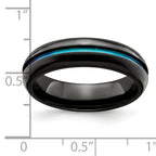 Edward Mirell Black Ti Anodized 6mm Band