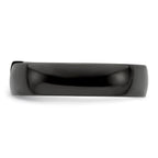 Edward Mirell Black Ti .10ct Diamond 6mm Band