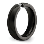 Edward Mirell Black Ti .10ct Diamond 6mm Band