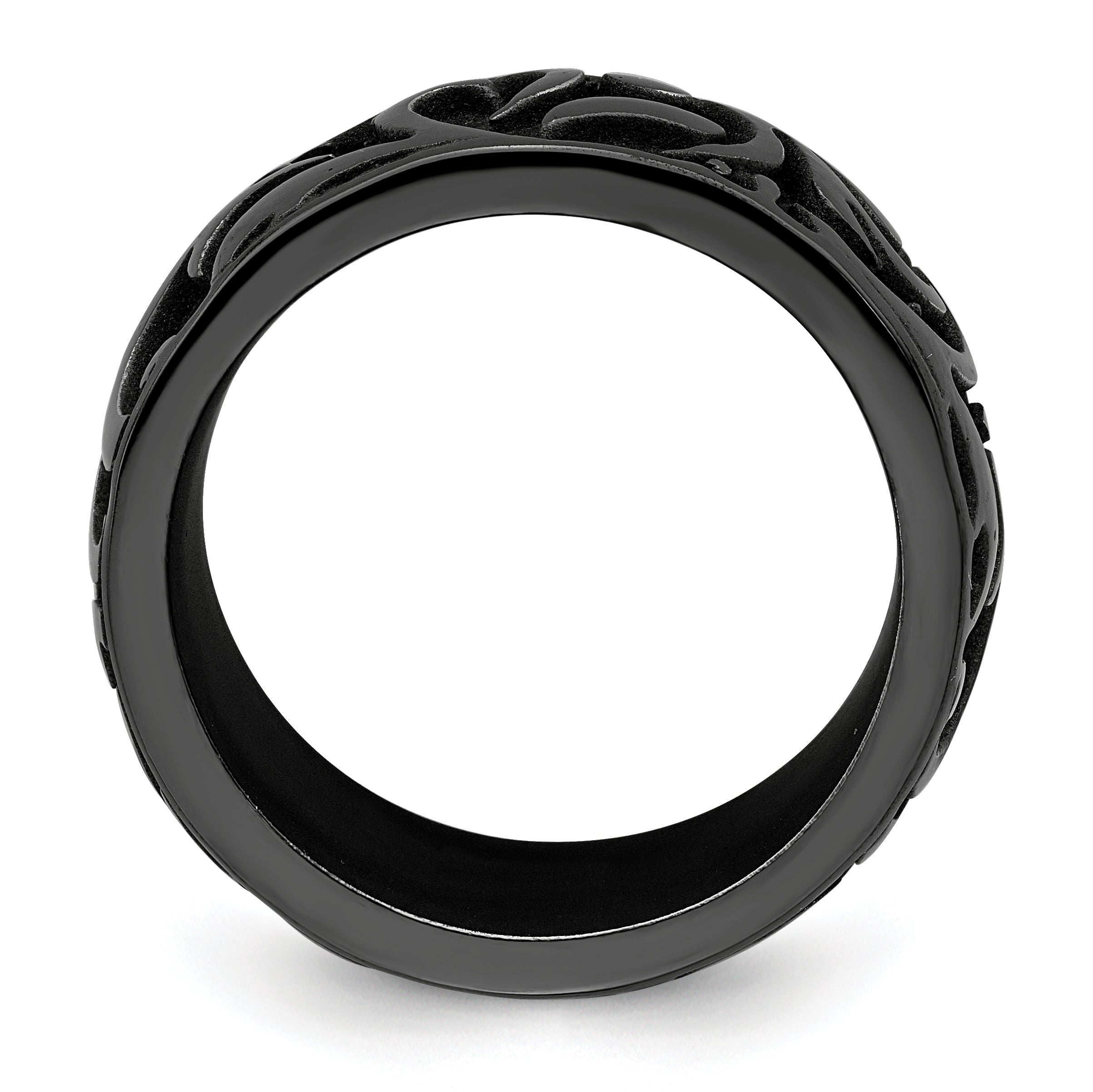 Edward Mirell Black Ti Casted 11mm Band Secondary image