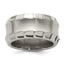 Edward Mirell Titanium Faceted Edge Brushed/Polished 12mm Concave Band