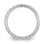14k White Gold 1 carat Lab Grown Diamond VS/SI+ G+ Complete Size 9 Shared Prong Eternity Band