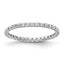 True Origin 14K White Gold 1/2 carat Lab Grown Diamond VS+ F+ Size 5.5 Complete Eternity Band