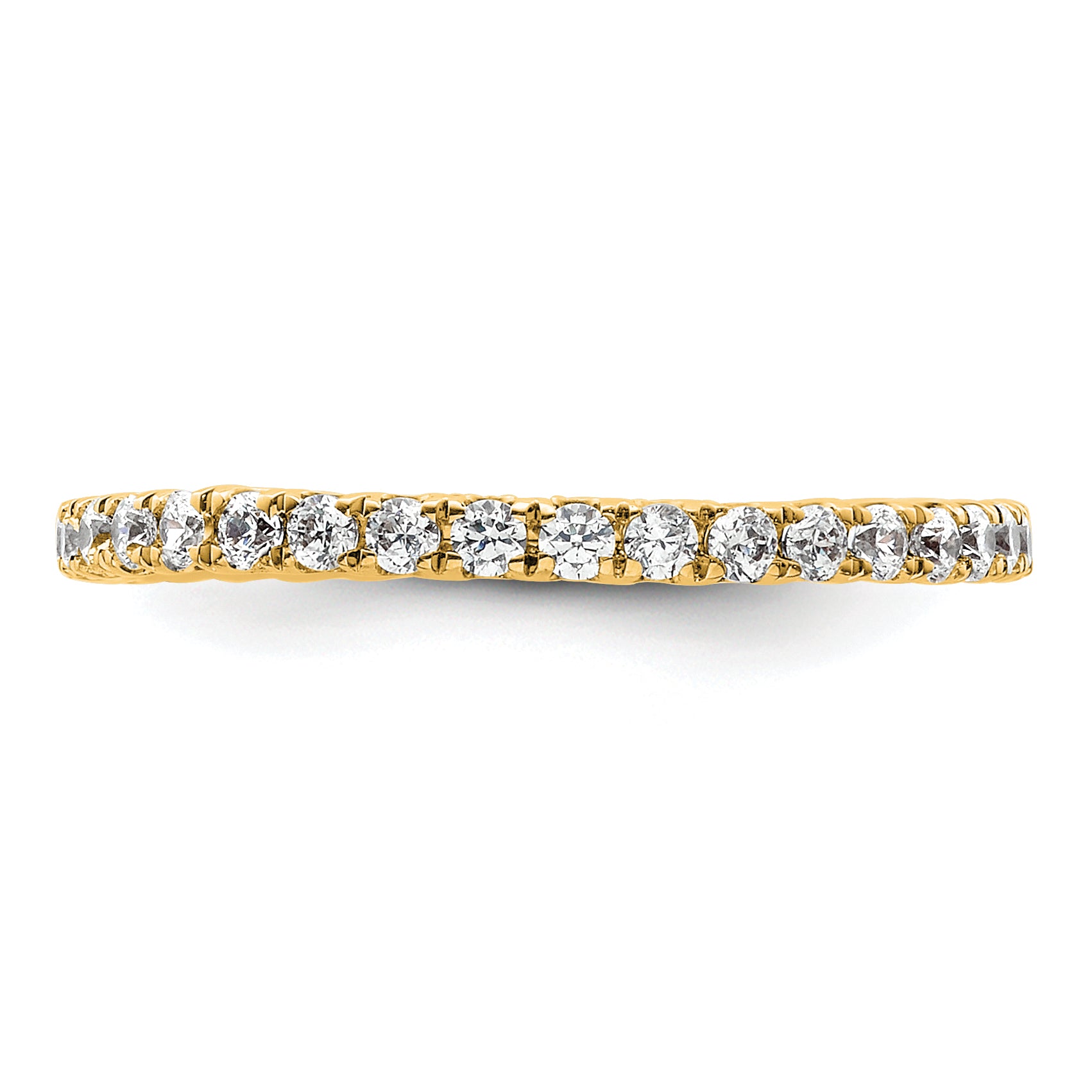 True Origin 14k 1/2 carat Lab Grown Diamond VS+ F+ Complete Size 6 Eternity Band
