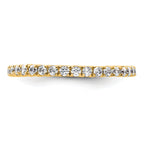 True Origin 14k 1/2 carat Lab Grown Diamond VS+ F+ Complete Size 6 Eternity Band