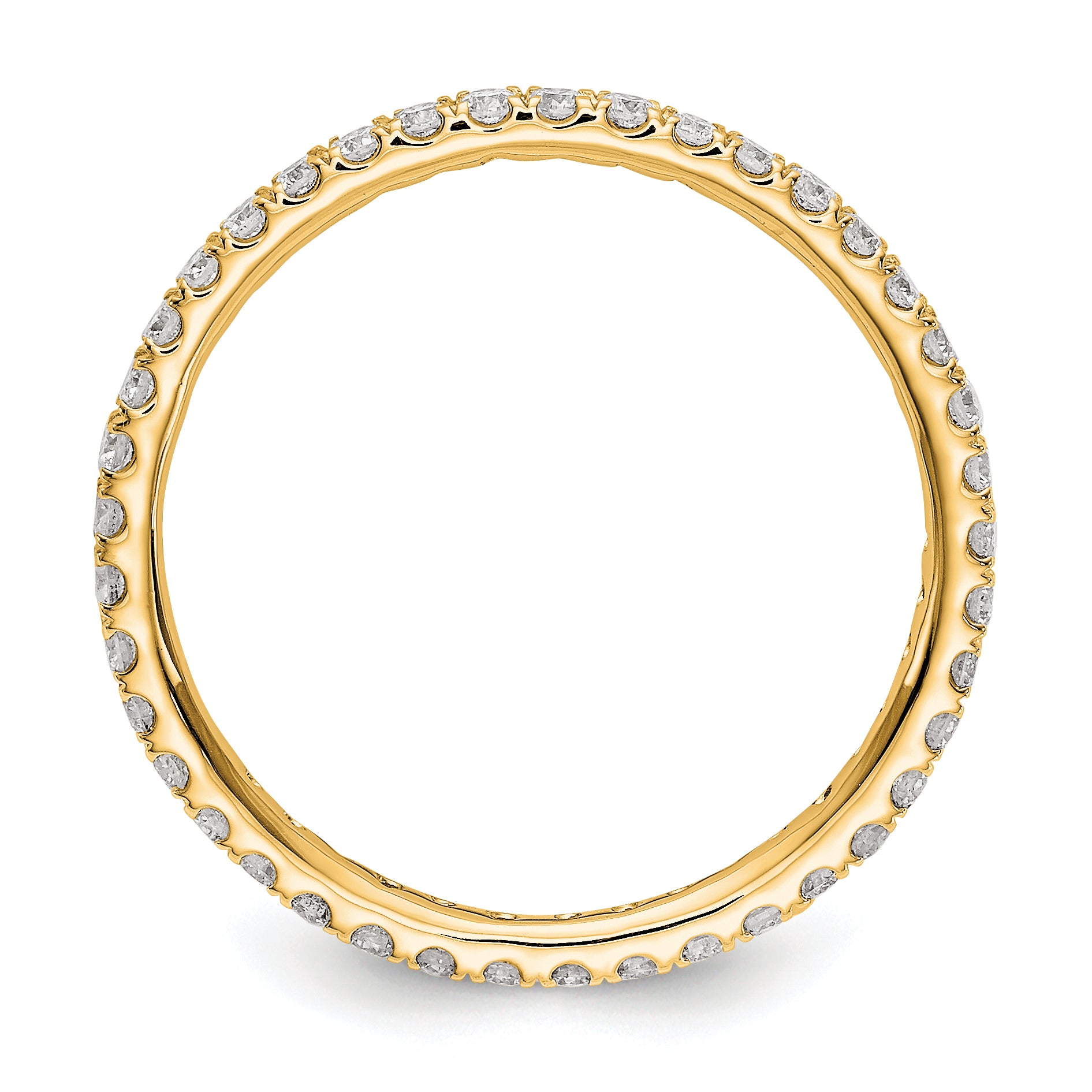 14K 1/2 ct Lab-Grown Diamond Eternity Band