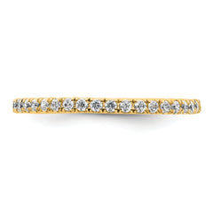 True Origin 14k 1/2 carat Lab Grown Diamond VS+ F+ Complete Size 8 Eternity Band