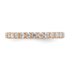 14K 1 ct Lab-Grown Diamond Eternity Band