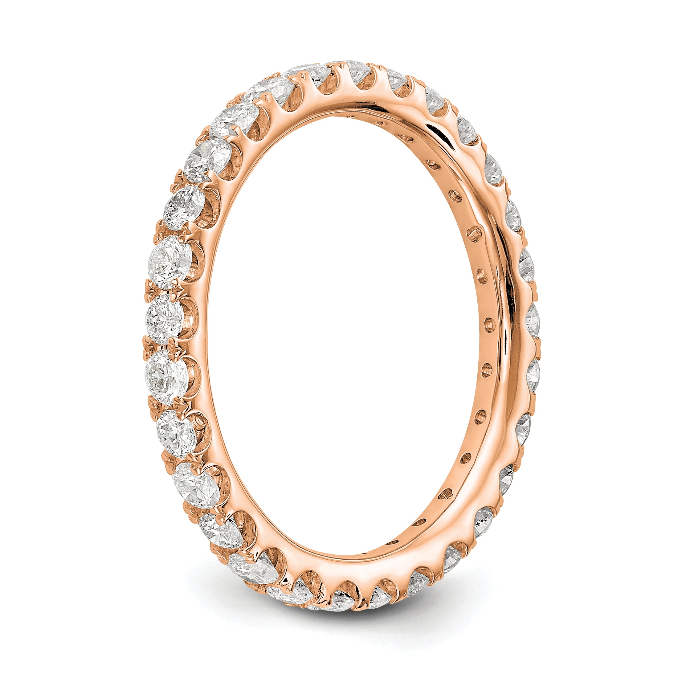 14K 1 ct Lab-Grown Diamond Eternity Band