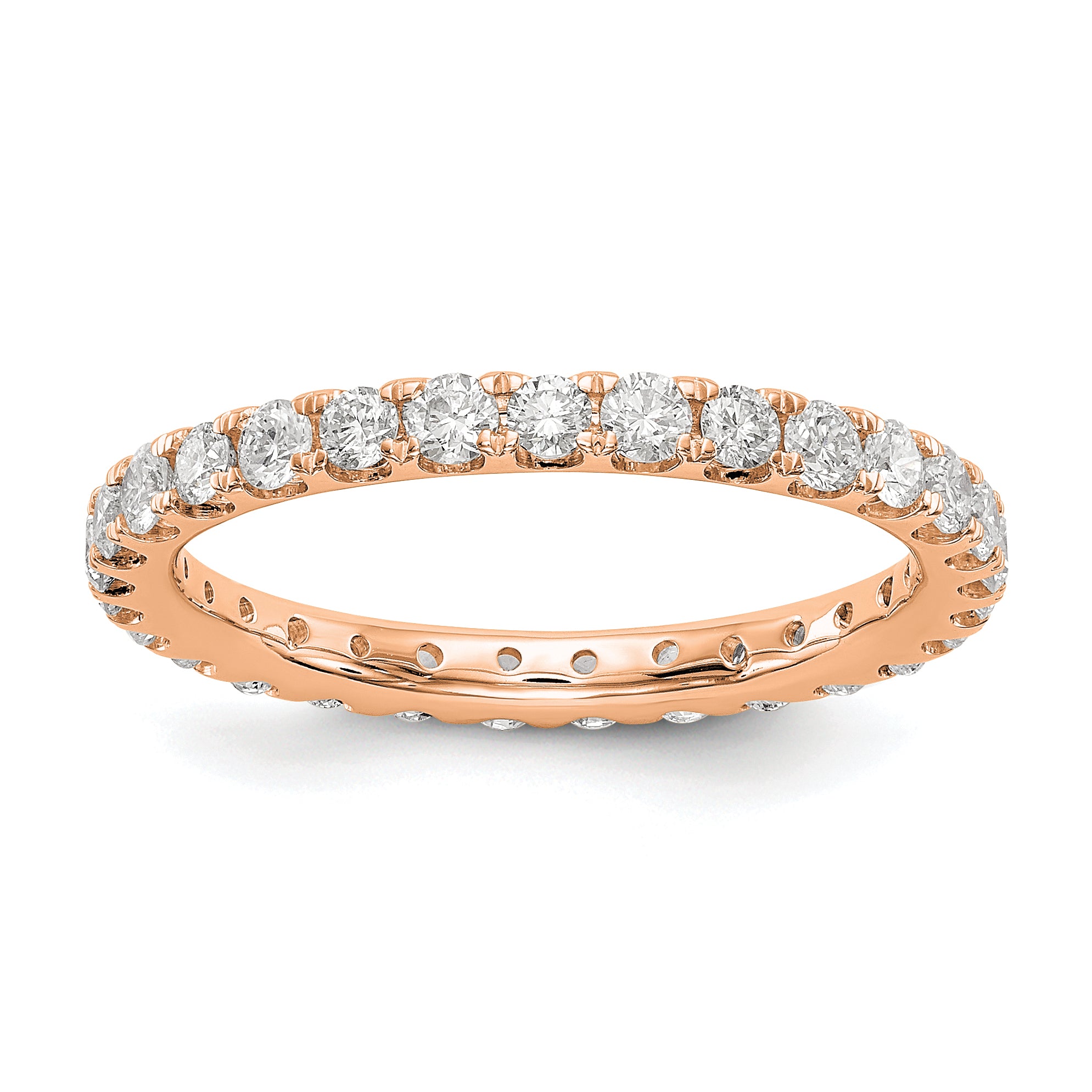 14K 1 ct Lab-Grown Diamond Eternity Band Main image