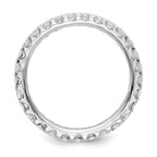 14K 1 ct Lab-Grown Diamond Eternity Band