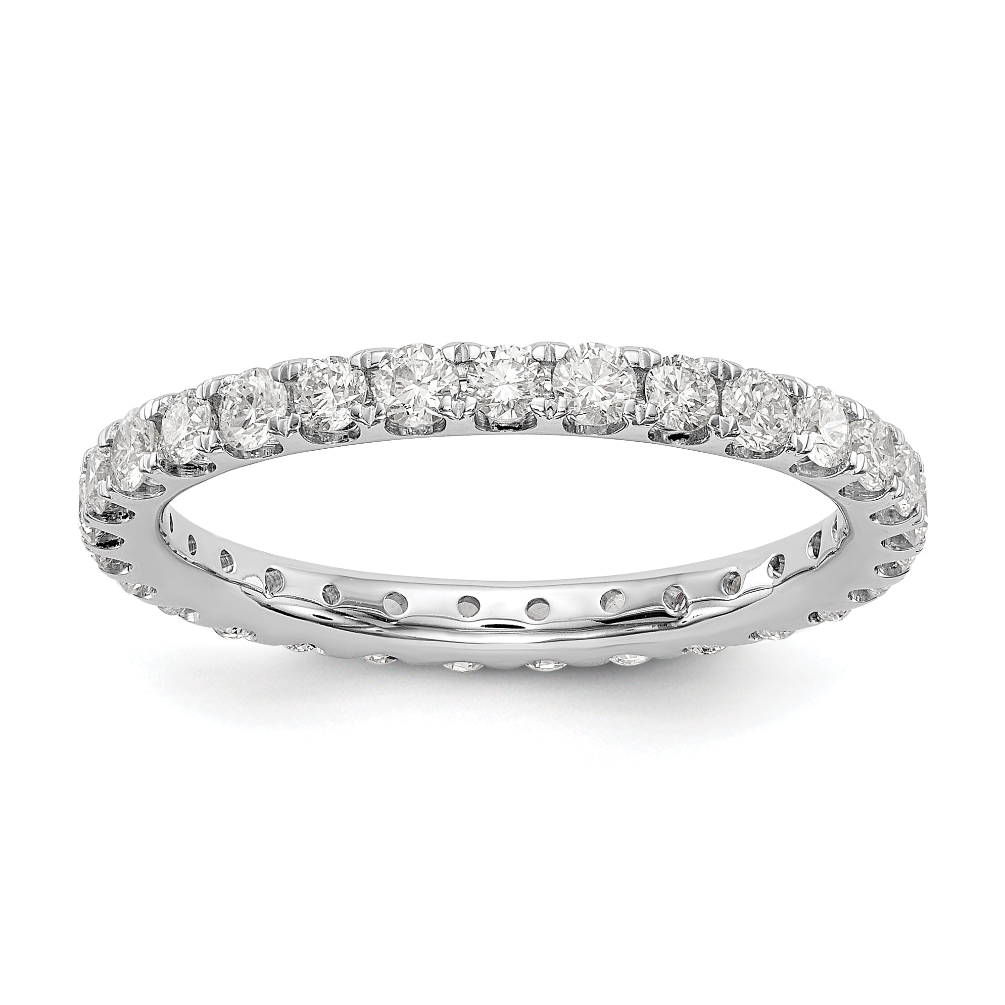 14K 1 ct True Origin Lab-Grown Diamond Eternity Band Secondary image