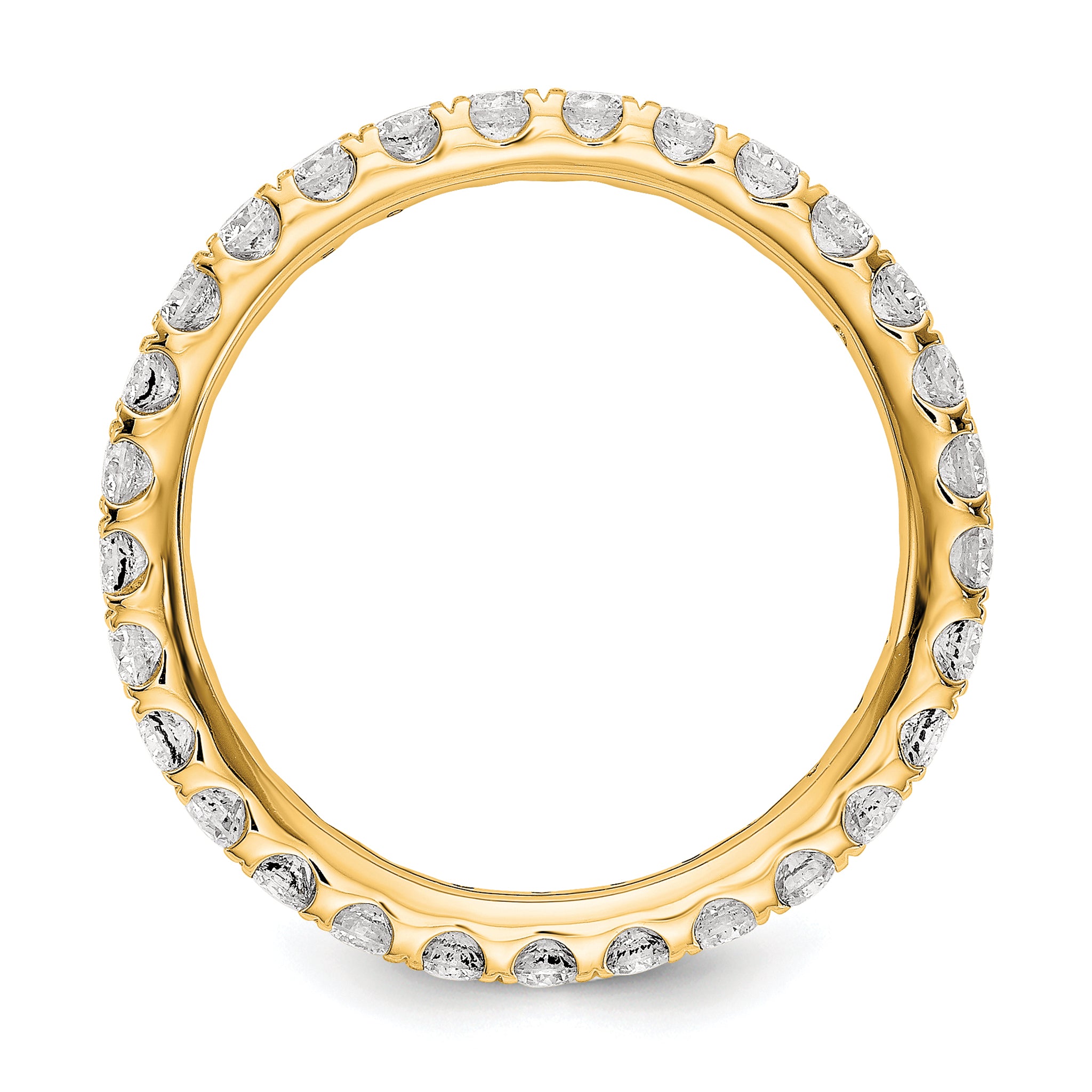 14K Lab Grown Diamond VS/SI FGH Eternity Band - Sophia Jewelers