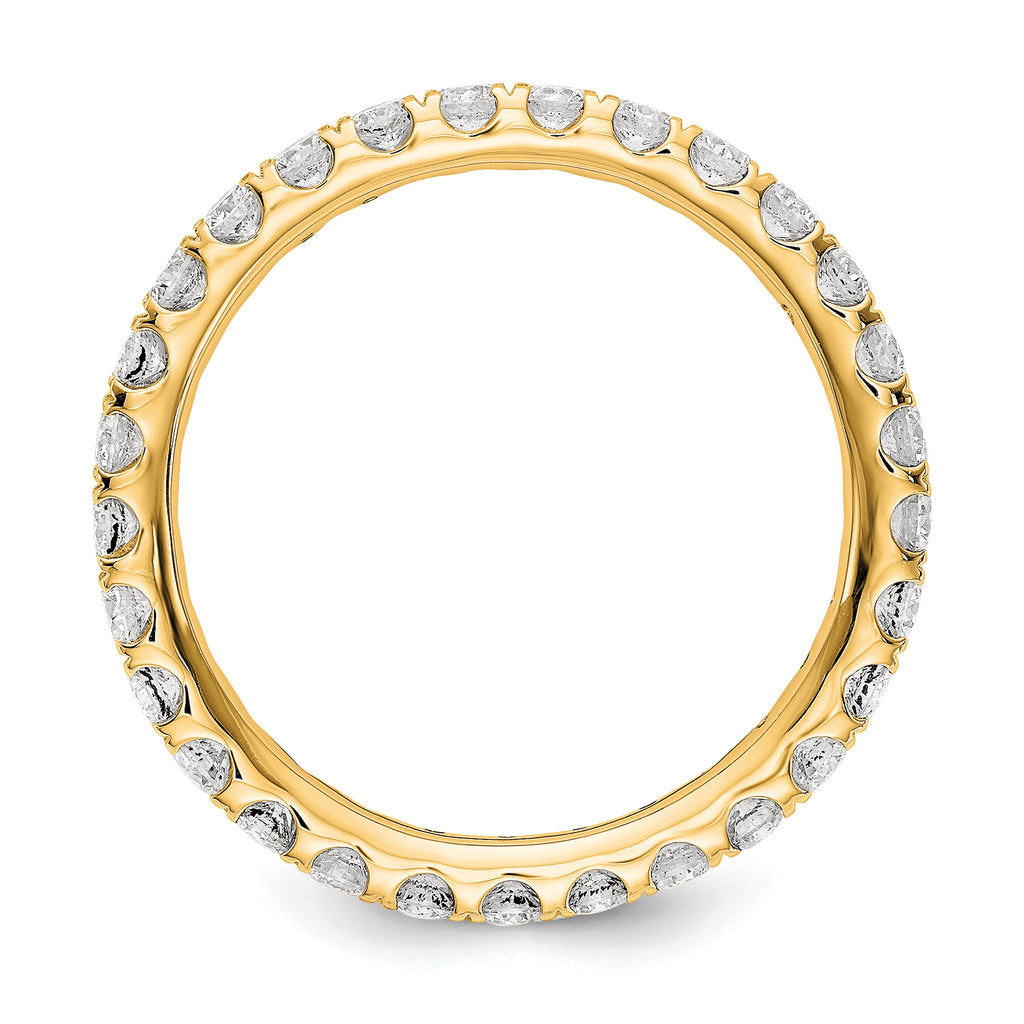 14K 1 ct Lab-Grown Diamond Eternity Band