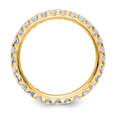 14K Lab Grown Diamond VS/SI FGH Eternity Band - Sophia Jewelers