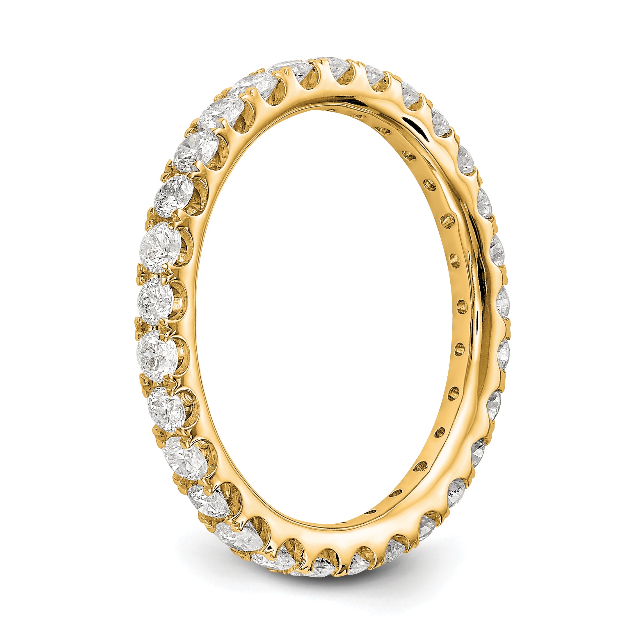14K 1 ct True Origin Lab-Grown Diamond Eternity Band