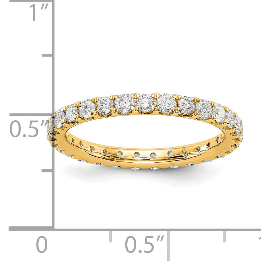 14K Lab Grown Diamond VS/SI FGH Eternity Band - Sophia Jewelers