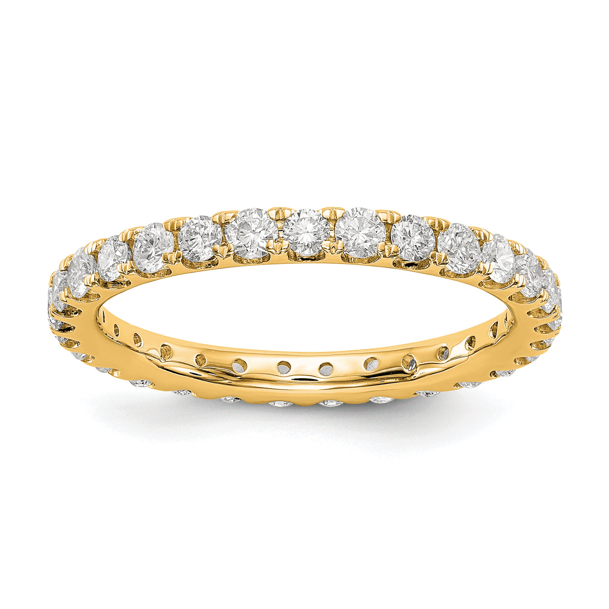 14K Lab Grown Diamond VS/SI FGH Eternity Band - Sophia Jewelers