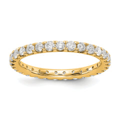 14K Lab Grown Diamond VS/SI FGH Eternity Band - Sophia Jewelers