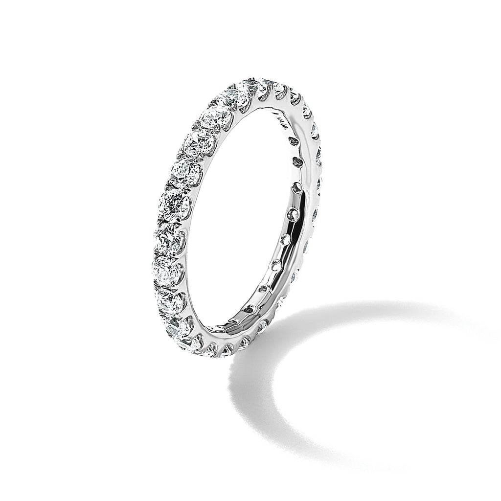 14K 2 ct Lab-Grown Diamond Eternity Band