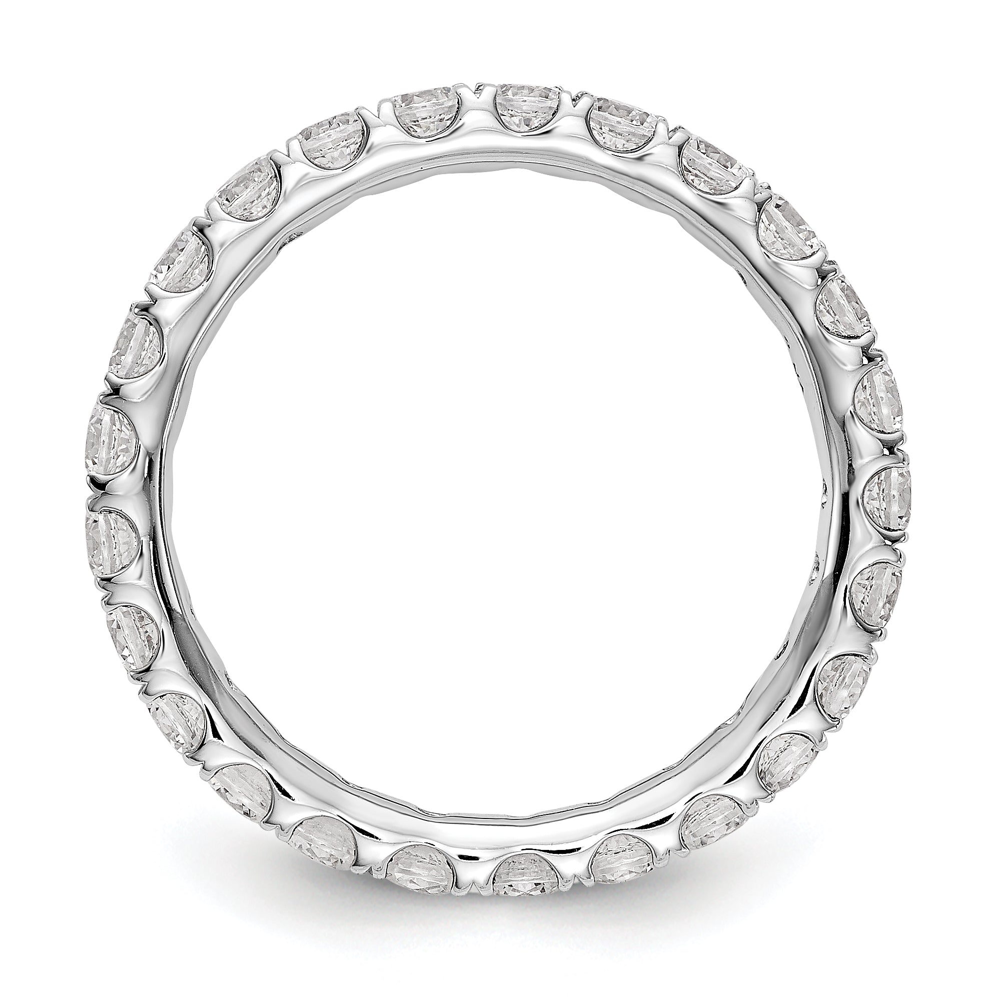 14K 1-1/2 ct Lab-Grown Diamond Eternity Band
