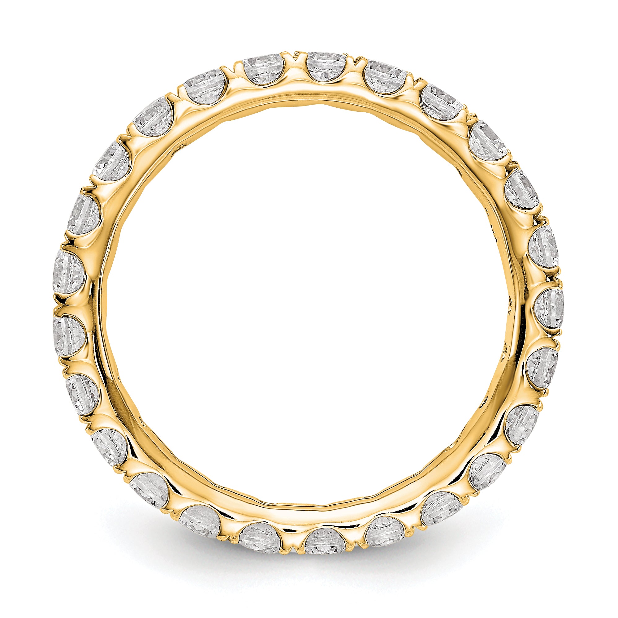 14K Lab Grown Diamond VS/SI FGH Eternity Band - Sophia Jewelers
