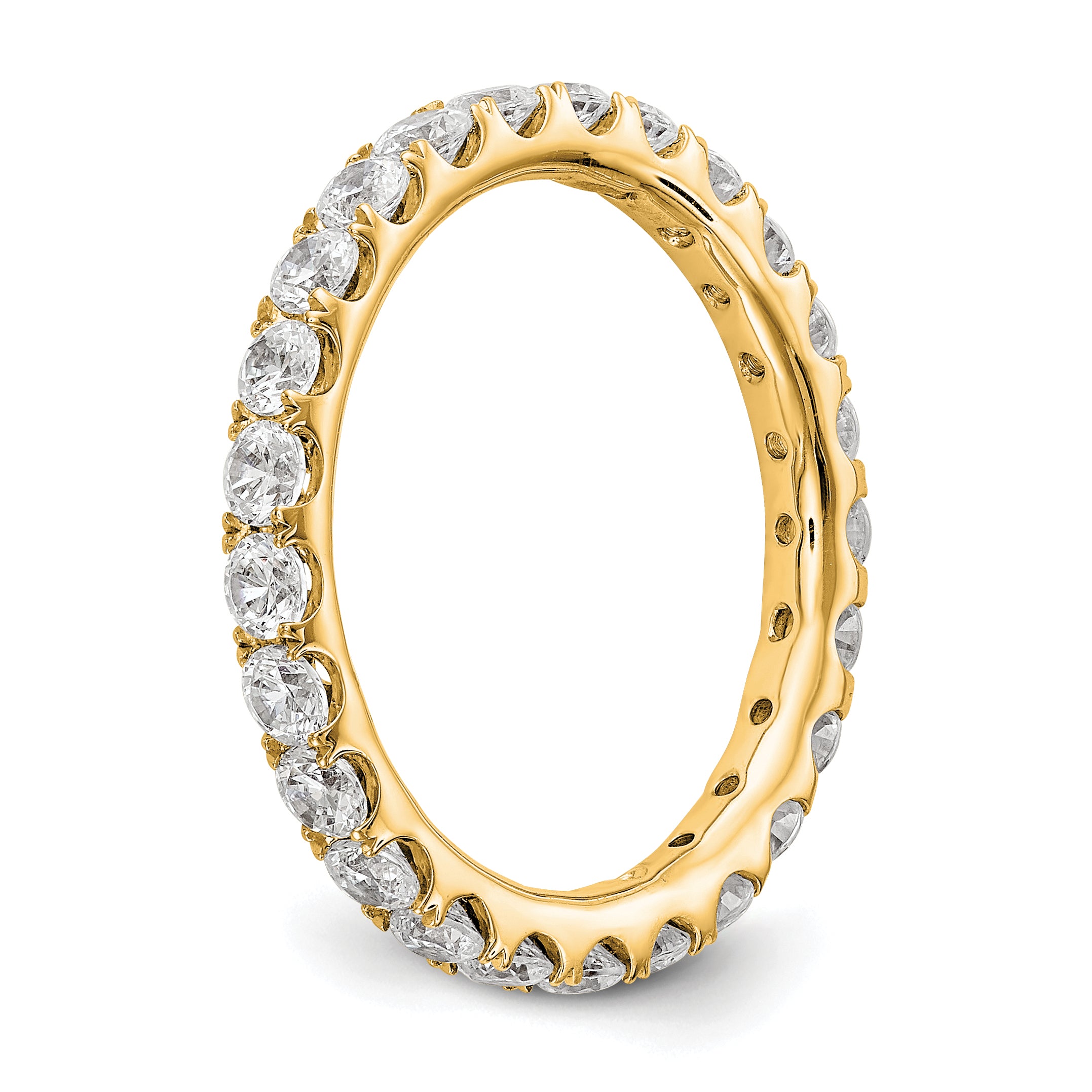14K 1-1/2 ct True Origin Lab-Grown Diamond Eternity Band