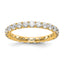 14K Lab Grown Diamond VS/SI FGH Eternity Band - Sophia Jewelers