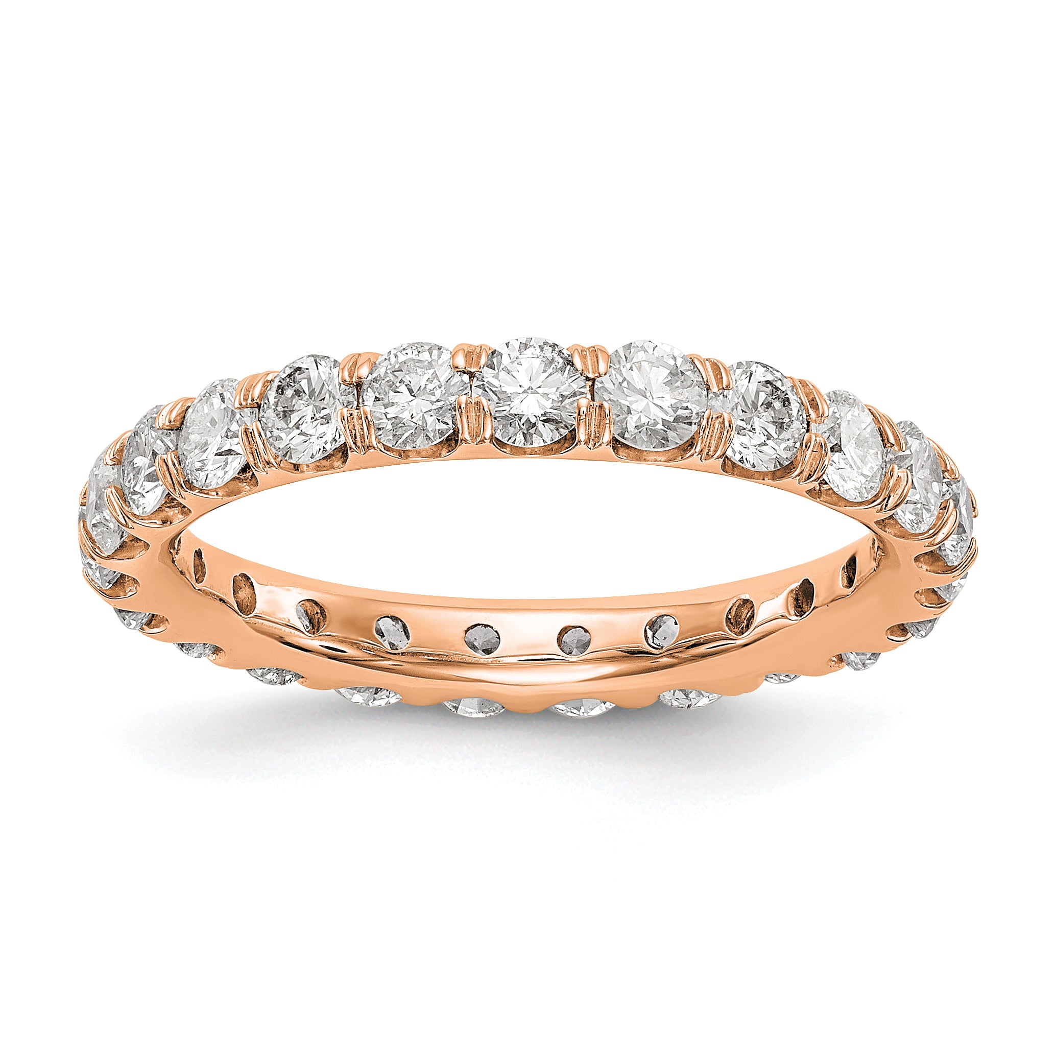 14K 2 ct True Origin Lab-Grown Diamond Eternity Band Main image